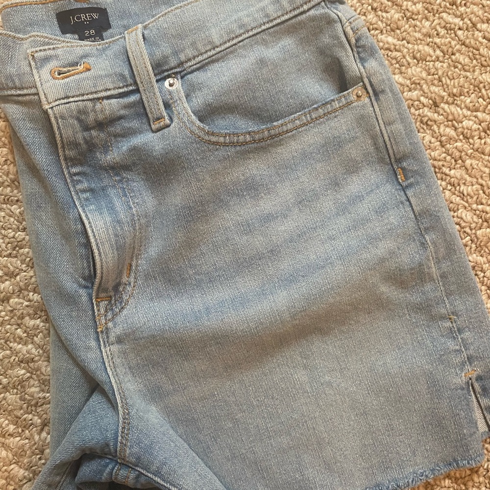 J.Crew Factory High-Rise Denim Shorts